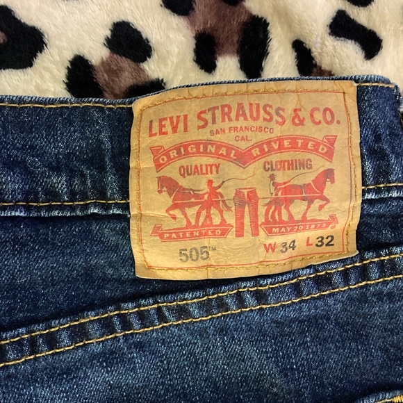 Levi's Men's Denim Straight Jeans - Picture 2 of 5